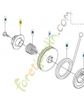 Bouchon 522645401. Pièce de rechange Husqvarna