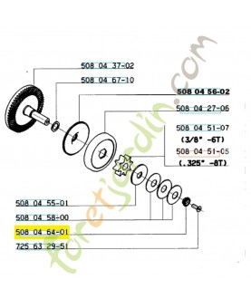 Entraineur 508046401. Pièce de rechange Husqvarna 