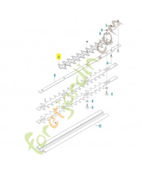 lame 544298901. Pièce de rechange Husqvarna