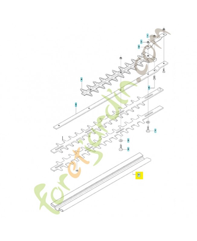 Protège couteaux 544299401. Pièce de rechange Husqvarna