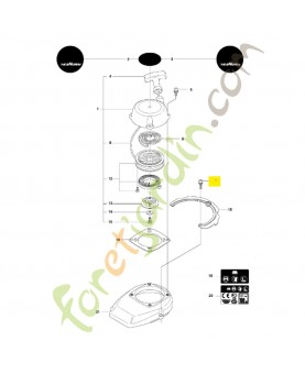 Vis 544291901. Pièce de rechange Husqvarna