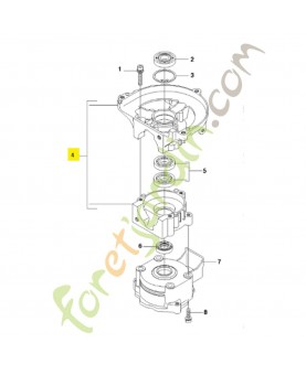 Carter moteur 544292601. Pièce détachée Husqvarna