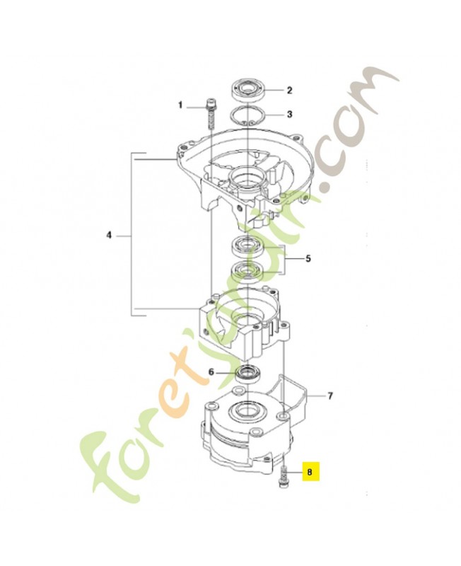 Vis 544292101. Pièce de rechange Husqvarna