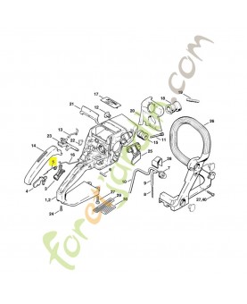 Ressort coude 1117-182-4500. Pièce détachée Stihl