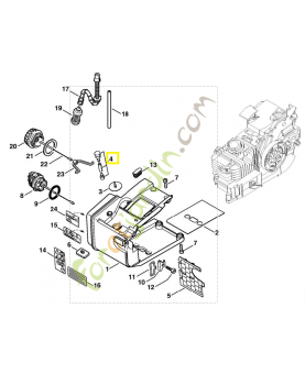 aération référence 1129-350-5850 stihl