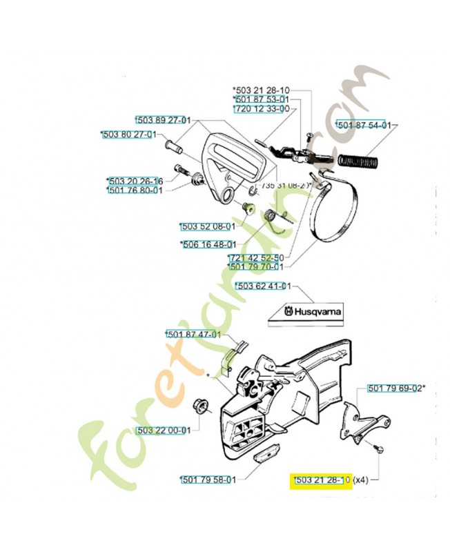 Vis référence 503212810 husqvarna