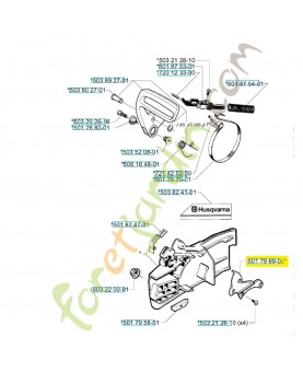Couvercle 501796902. Pièce de rechange Husqvarna