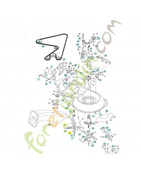 Lame standard 532426323. Pièce de rechange Husqvarna