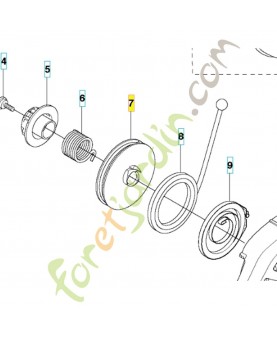 Poulie de lanceur référence 522645001