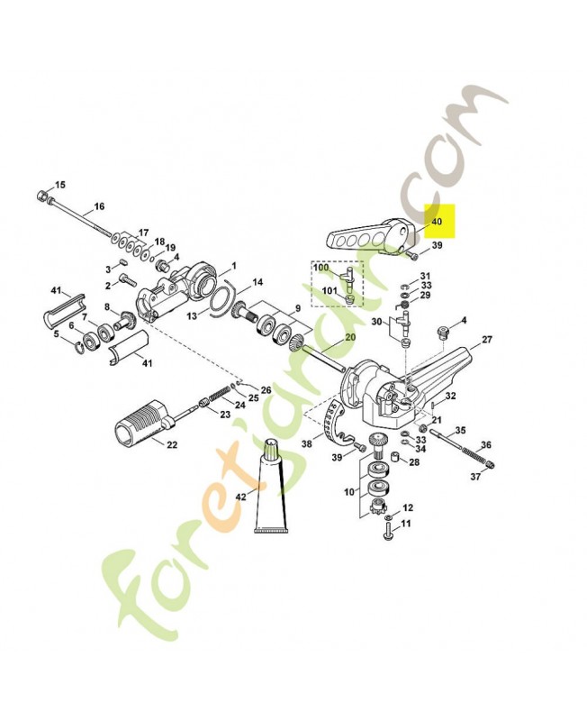 Levier de réglage 4230-643-3502. Pièce de rechange Sithl  Levier de réglage 4230-643-3502. Pièce de rechange Sithl