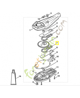 Bielle 4230-642-6501. Pièce de rechange Sithl / Vicking