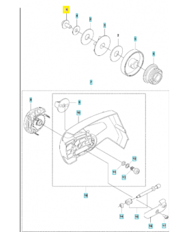 Vis  525755105. Pièce de rechange Husqvarna