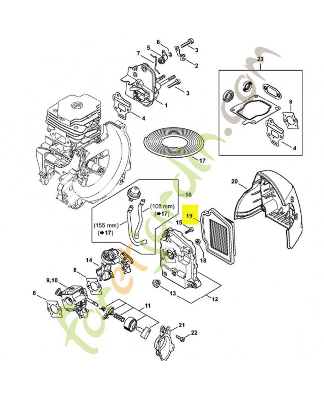 Filtre a air 4148-141-0300 stihl