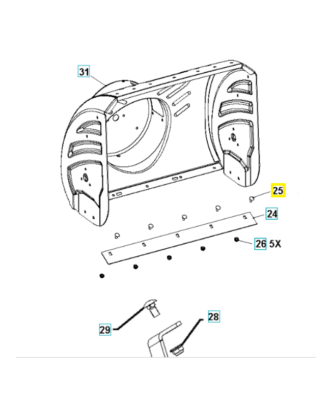 vis 596039401. Pièce détachée Husqvarna