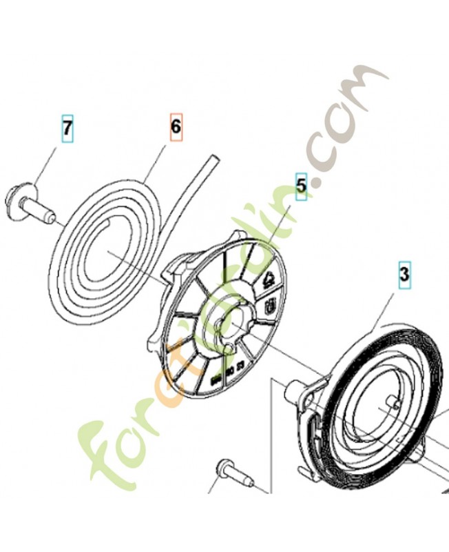 Cordon de démarreur référence 505305103