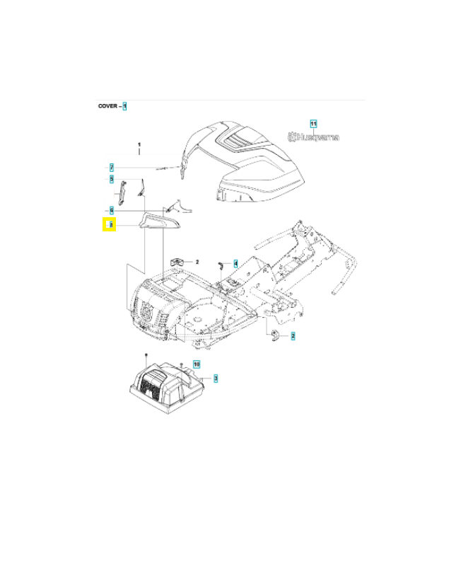 carter 577612602. Pièce de rechange Husqvarna