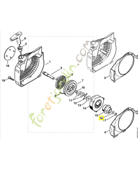 Rondelle 0000-958-0806 Stihl .pièce détachée stihl