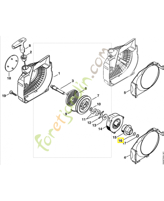 Rondelle 0000-958-0806 Stihl .pièce détachée stihl