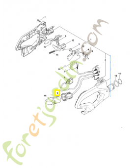 Douille 4869-400-3401. Pièce détachée Stihl / Vicking
