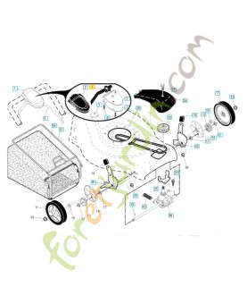 levier 532425662 - Pièce de détachée Husqvarna