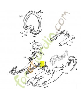 Coulisseau 4812-792-7001 . Pièce de rechange Sithl 