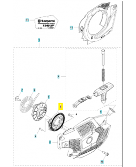 ressort de rappel référence 506910001