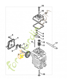 Roue a came référence 4180-030-1800 stihl