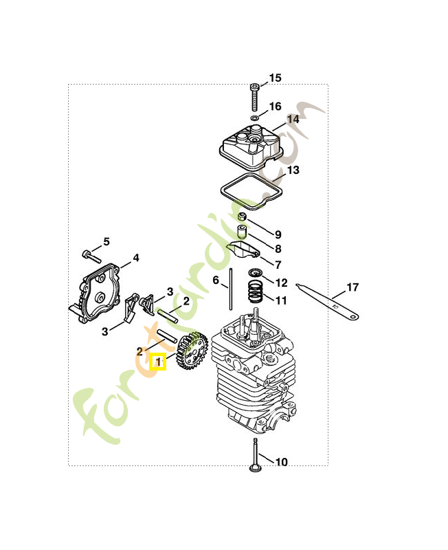 Roue a came référence 4180-030-1800 stihl