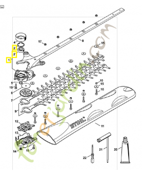 Carter de réducteur 4242-640-0502. Pièce de rechange Sithl / Vicking