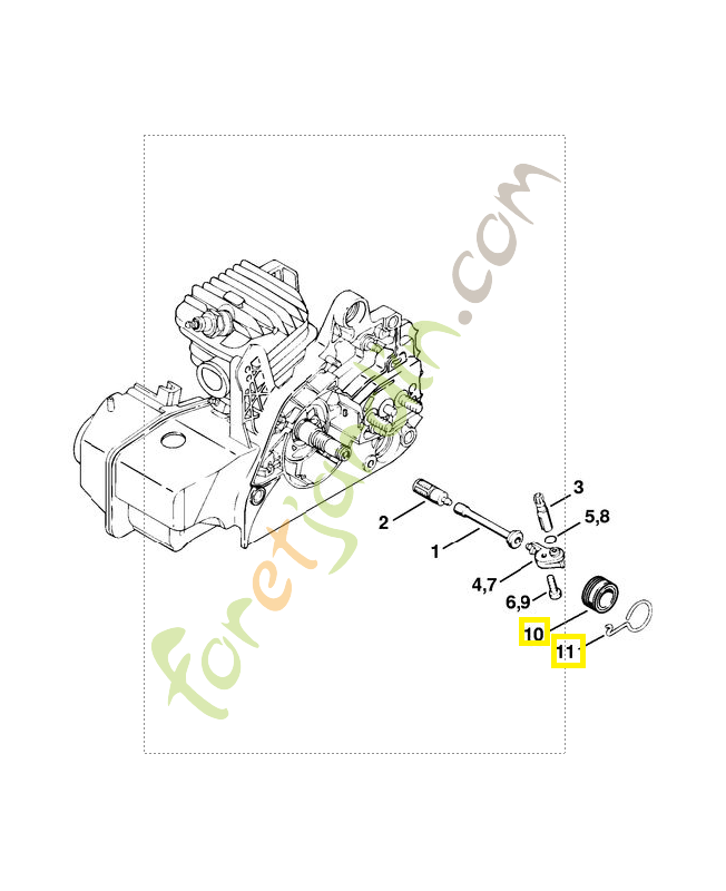 Vis sans fin 1123-640-7102 stihl Vis sans fin 1123-640-7102 stihl