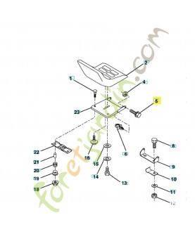 Vis 532139888. Pièce de rechange Husqvarna
