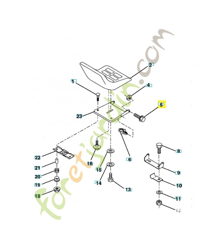 Vis 532139888. Pièce de rechange Husqvarna Vis 532139888. Pièce de rechange Husqvarna
