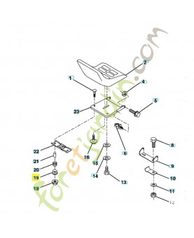Douille 532121248. Pièce de rechange Husqvarna