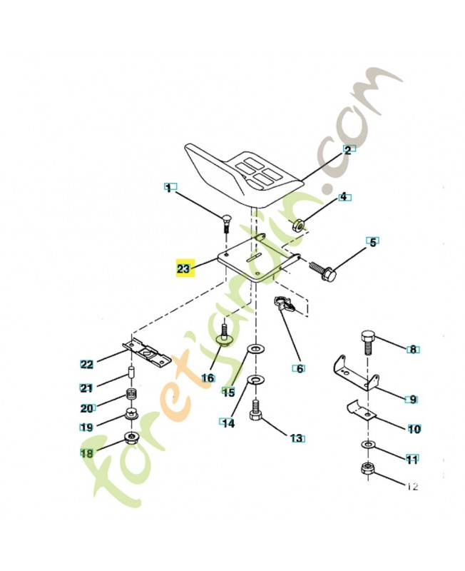 Support 532140552. Pièce détachée Husqvarna