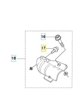 Vis 501981001. Pièce détachée Husqvarna