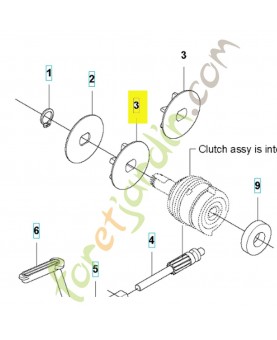 pignon référence 579534501 HUSQVARNA