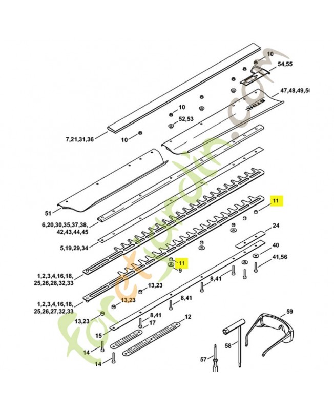 Douille 8 x 5,5 mm 4237-641-4901. Pièce de rechange Sithl / Vicking