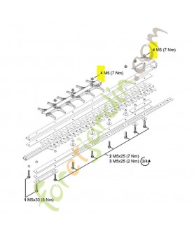 Ecrou a six pans m5 9216-263-0710. Pièce de rechange Sithl / Vicking