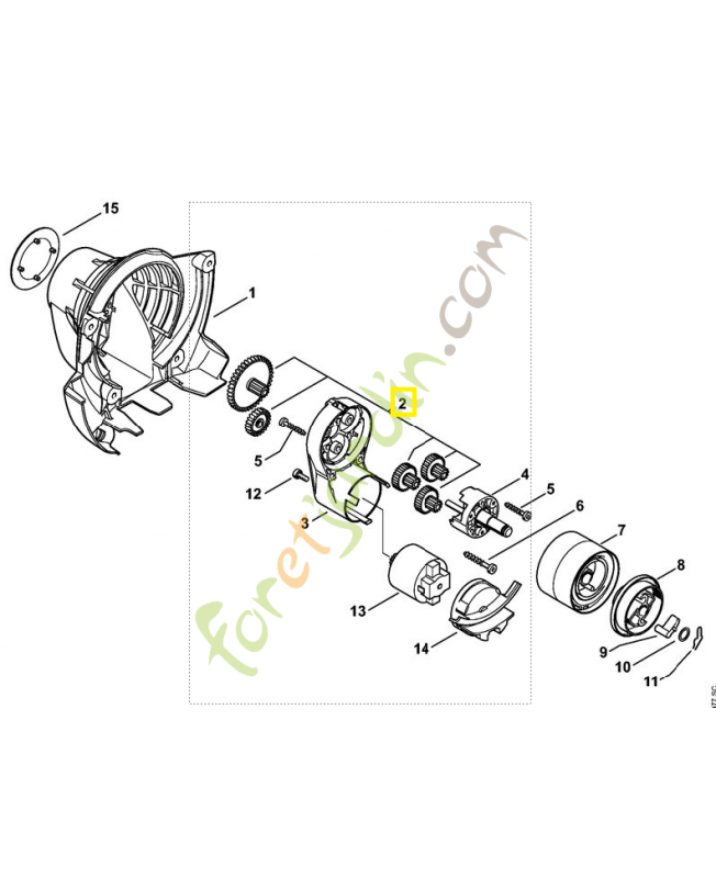 Jeu de pignons 4128-007-1009. Pièce de rechange Sithl / Vicking Jeu de pignons 4128-007-1009. Pièce de rechange Sithl / Vicking