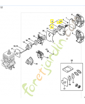 Carter de filtre 4229-140-2801. Pièce de rechange Sithl 