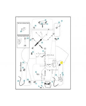 interrupteur de bac 583575501. Pièce de rechange Husqvarna