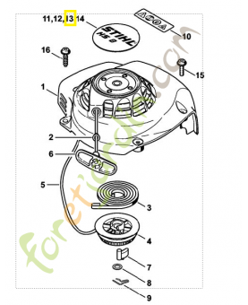 Plaque matricule hs 86 r 4237-967-1503. Pièce de rechange Sithl / Vicking