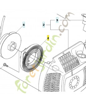 ressort de rappel husqvarna ref. 540057502 Remplace référence 540057501