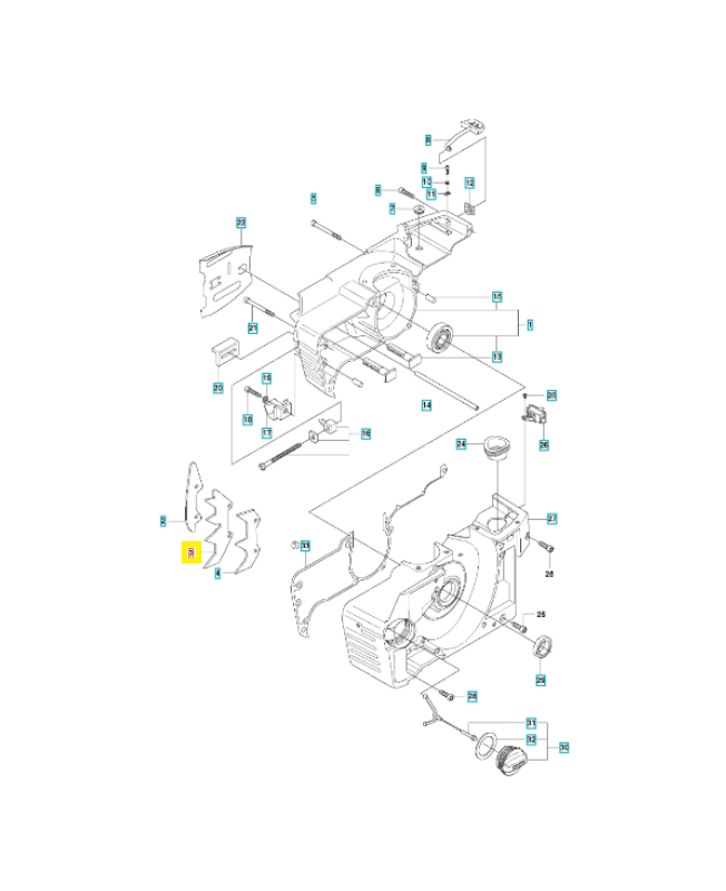 Griffe 503590801 husqvarna