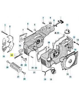 Kit tendeur référence 501537101husqvarna
