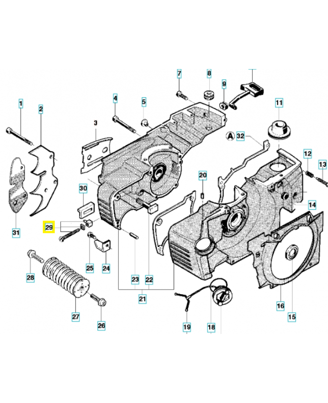 Kit tendeur référence 501537101husqvarna