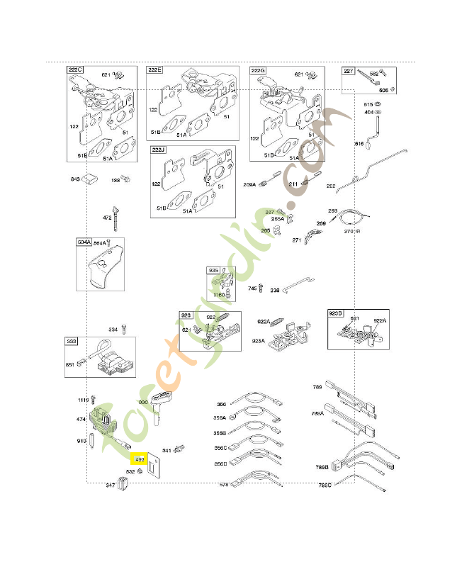 692877 Support fixation 0003-000-1197