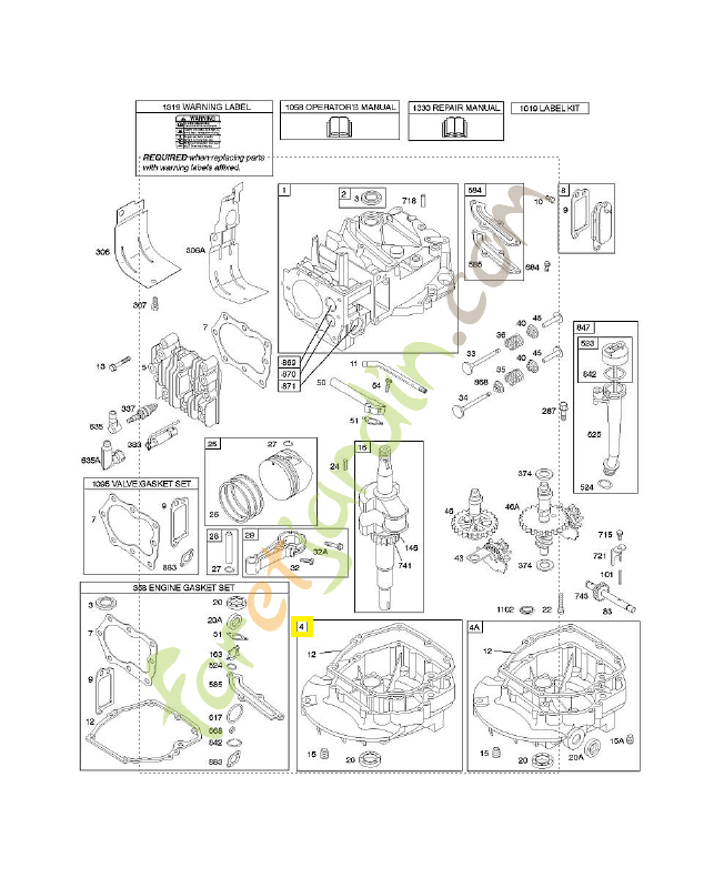 696294 Carter d huile moteur 0003-000-1466