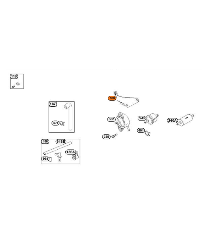 793145 Support pompe carburant 0003-000-2042 793145 Support pompe carburant 0003-000-2042