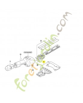 Lame taille-herbe HA03-820-3500. Pièce détachée Stihl / Vicking